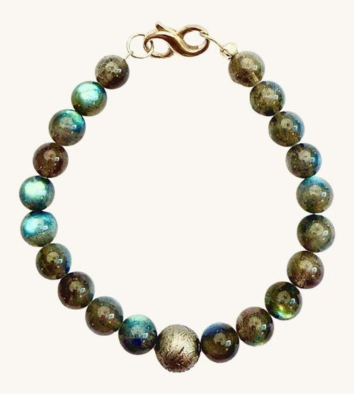 Labradorite & Gibeon bracelet